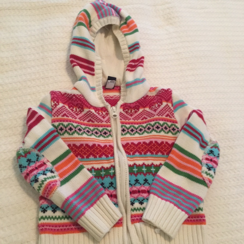 Baby Gap Girls zip up cardigan.